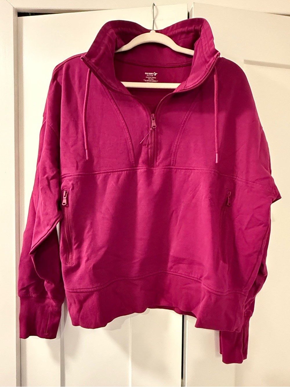 Old Navy Women’s Half-Zip Dynamic Fleece - Magenta